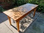 houten boeren vintage eettafel, Ophalen of Verzenden, Gebruikt, Rechthoekig, 50 tot 100 cm