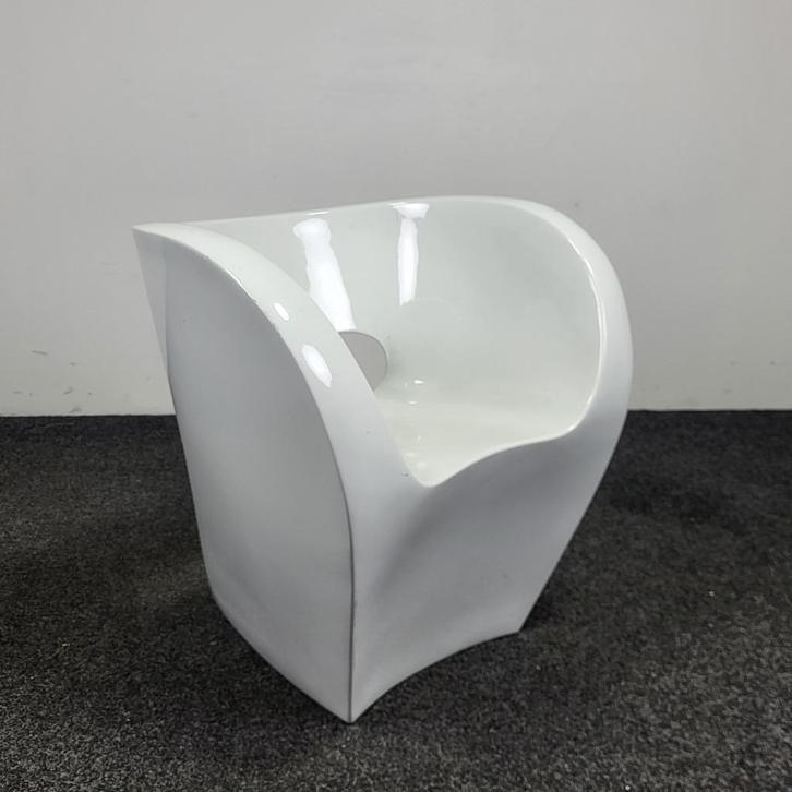 Moroso Little Albert - Wit (B) 22556B, Huis en Inrichting, Fauteuils, Gebruikt, Kunststof, Minder dan 50 cm, Ophalen