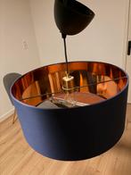 MADE Drum lamp + IKEA Skaftet Pendulum + Bulb, Ophalen, Blauw, Rond, Zo goed als nieuw