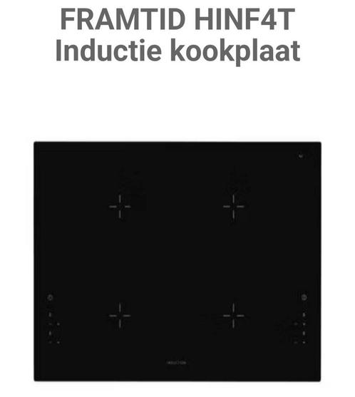 FRAMTID HINF4T Inductie Kookplaat, Witgoed en Apparatuur, Kookplaten, Gebruikt, Inbouw, Inductie, 4 kookzones, Ophalen