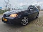 Goed onderhouden zwarte Seat Ibiza 1.4 16V 2009 + nieuwe APK, Auto's, Seat, Origineel Nederlands, Te koop, 5 stoelen, Benzine