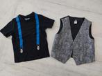 Tshirt nepbretels 98 104 €2 h&m gilet maat 110 €4, Ophalen of Verzenden, Gebruikt, Shirt of Longsleeve