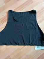 Zwarte silky crop tank top American Apparel, one size, nieuw, Maat 38/40 (M), Zwart, Nieuw, Ophalen of Verzenden