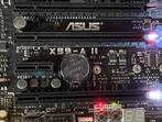 ASUS X99-A II met socket schade + IO Schield + processor, Ophalen of Verzenden, Zo goed als nieuw