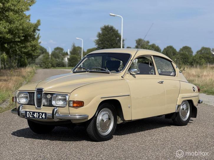 Saab 96 V4 1969 Concoursstaat 50.000 KM, Auto's, Oldtimers, Te koop, Saab, Benzine, Overige carrosserieën, Handgeschakeld, Geïmporteerd