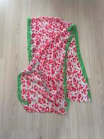 Panter Sjaal Roze Groen, Kleding | Dames, Ophalen of Verzenden, Zo goed als nieuw, Sjaal
