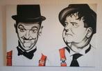 Afbeelding Laurel en Hardy, Verzamelen, Ophalen, Deurposter of groter, Rechthoekig Liggend, Zo goed als nieuw