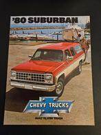 Brochure Chevrolet Suburban 1980 USA, Ophalen of Verzenden, Zo goed als nieuw, Chevrolet