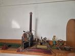 Antieke jf stoommachine josef falk met zager, Antiek en Kunst, Antiek | Speelgoed, Ophalen of Verzenden
