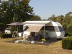 Hobby 495 UL, Caravans en Kamperen, Caravans, 2 aparte bedden, Rondzit, Hobby, Luifel