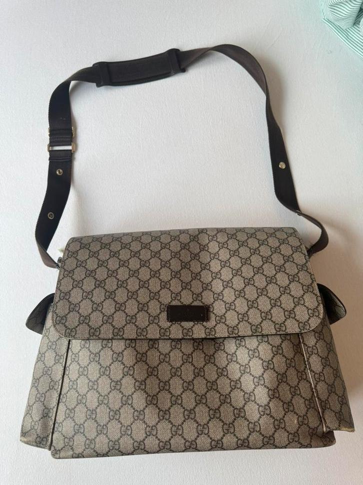 Gucci diaper bag / luiertas, Sieraden, Tassen en Uiterlijk, Tassen | Schoudertassen, Zo goed als nieuw, Zwart, Ophalen of Verzenden