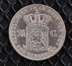 Zilveren Rijksdaalder uit 1858 - Willem III, Postzegels en Munten, Munten | Nederland, Koning Willem III, Zilver, Ophalen of Verzenden