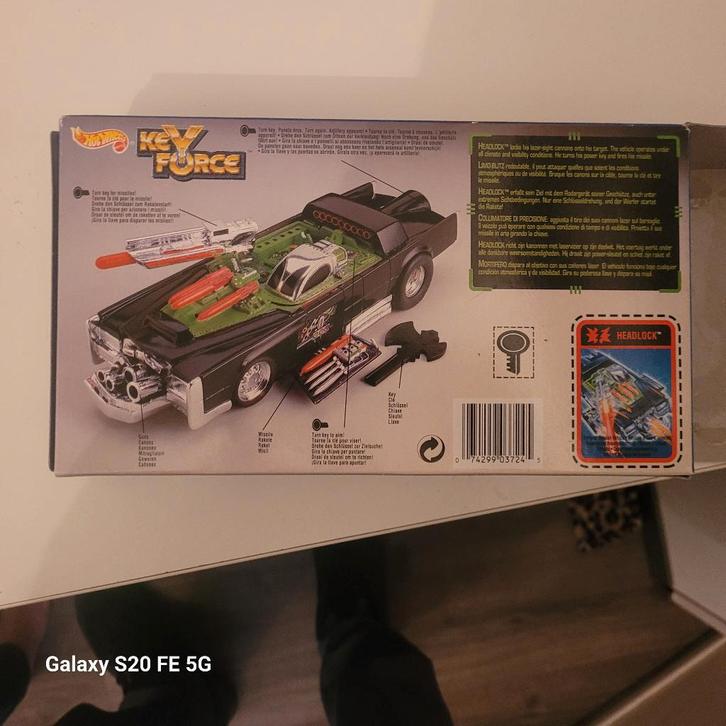 Hotwheels key force auto zeldzaam, Hobby en Vrije tijd, Modelauto's | Overige schalen, Zo goed als nieuw, Auto, Ophalen of Verzenden