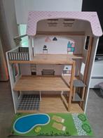 Houten poppenhuis  Play live, Ophalen, Zo goed als nieuw