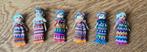 Guatemala zorgenpoppetjes handgemaakt, Ophalen of Verzenden, Nieuw, Handborduren, Overige typen
