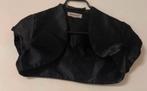 Zwart Jasje satijn bolero  - Maat  40, Ophalen of Verzenden, Zo goed als nieuw
