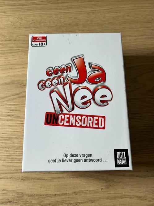 Geen Ja Geen Nee Uncensored Kaartspel 18+, Hobby en Vrije tijd, Gezelschapsspellen | Kaartspellen, Zo goed als nieuw, Ophalen of Verzenden