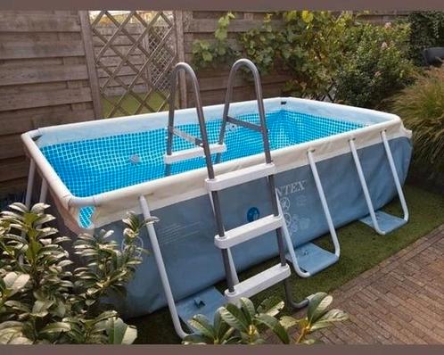 Intex prism frame pool  - 300 x 175 x 80 cm, Tuin en Terras, Zwembaden, Zo goed als nieuw, Minder dan 80 cm, 200 tot 400 cm, Rechthoekig