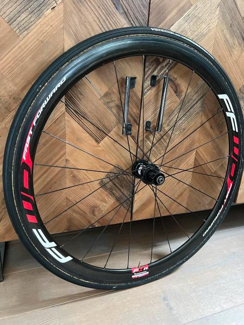 FFWD F4R Carbon Tubular/Shimano 9-11 Fach/incl. achterwiel, Sport en Fitness, Wielrennen, Gebruikt, Ophalen of Verzenden