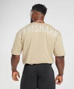 GYMSHARK Power T-Shirt Oversized Fit- NIEUW m/labels 60% OFF, Kleding | Heren, Sportkleding, Nieuw, Fitness, Beige, Maat 48/50 (M)