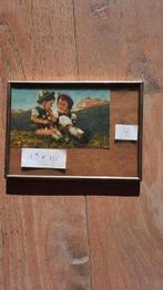 Antiek vintage brocante zilver verzilverd fotolijstje lijst, Ophalen of Verzenden