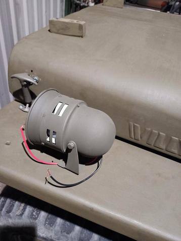 Nieuwe metalen 24 V sirene voor Nekaf M38a1, Iltis of Mutt  beschikbaar voor biedingen