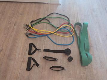 Weerstandsbanden set / Resistance bands set (Fitness) beschikbaar voor biedingen