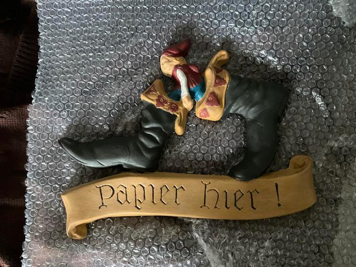 Papier hier bordje ! Efteling, Verzamelen, Efteling, Zo goed als nieuw, Overige typen, Ophalen