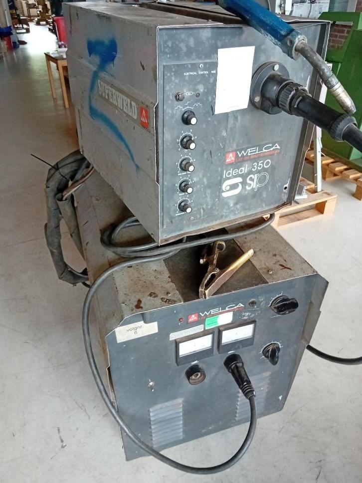 Kavel 50 Hek laswerk WELCA 350 amp Mig Mag Co2 lastoestel, Tuin en Terras, Tuinhekken en Hekwerk, Gebruikt, IJzer, Ophalen