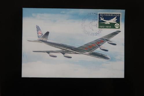 Ansichtkaart KLM 40 jaar 1959, Postzegels en Munten, Brieven en Enveloppen | Nederland, Envelop, Ophalen of Verzenden