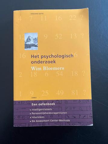Wim Bloemers - Het psychologisch onderzoek