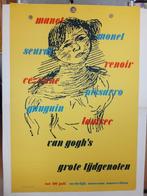 Poster Stedelijk Museum Amsterdam Sandberg Monet Pisarro, Verzamelen, Verzenden, Gebruikt, A1 t/m A3, Reclame