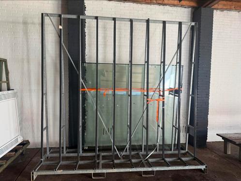 ZGAN glasbok dubbelzijdig 300 cm breed !, Doe-het-zelf en Verbouw, Glas en Ramen, Zo goed als nieuw, Ophalen