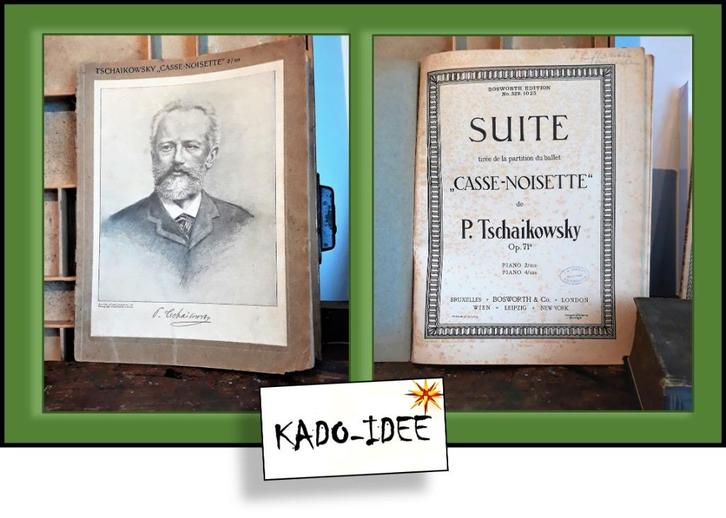 Notenkrakers Suite – Tschaikowsky, 1922 - bladmuziek, Muziek en Instrumenten, Bladmuziek, Artiest of Componist, Populair, Piano