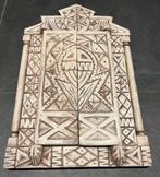 Houtsnijwerk wandpaneel luik oosters handwerk, Ophalen of Verzenden, Schipluidenlaan 20 5035KJ Tilburg, Verburgt vintage, https://verburgtvintage.nl/#contact