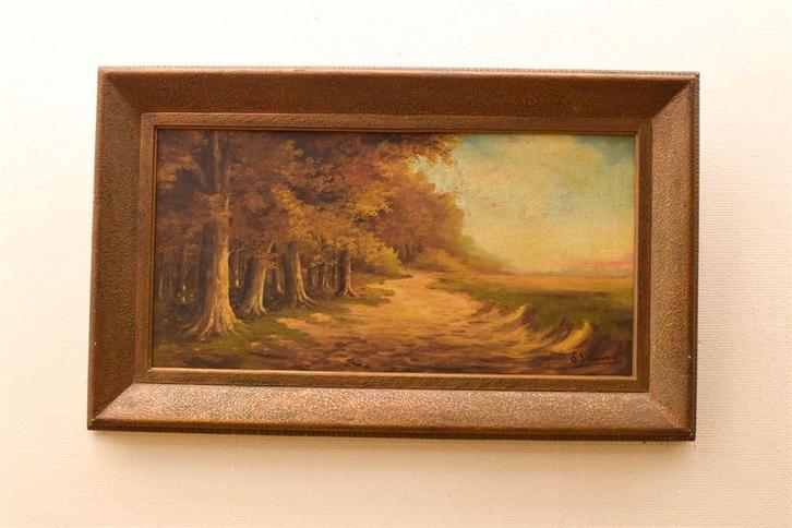 Schilderij 46704, Huis en Inrichting, Woonaccessoires | Schilderijen, Tekeningen en Foto's, Gebruikt, Schilderij, 75 cm of meer