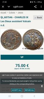 Rekenpenning duitsland anno 1589 Ciparissus en Vulcanus', Ophalen of Verzenden