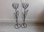 Metalen Decoratie Bloemen 2x, Ophalen of Verzenden, Zo goed als nieuw