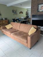 Cognac kleurige 3-zits bank, Huis en Inrichting, Ophalen of Verzenden