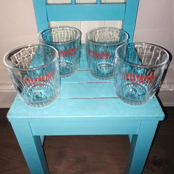 The Famous Grouse Scotch whisky glazen set van 4, Verzamelen, Glas en Borrelglaasjes, Zo goed als nieuw, Overige typen, Ophalen