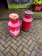 2 melkbussen / carbidbussen, Tuin en Terras, Tuinwanddecoratie, Ophalen, Zo goed als nieuw