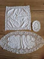 Vintage Katoenen Kleedjes met Haakrand, Antiek en Kunst, Ophalen of Verzenden