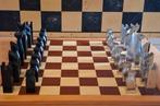 Schaakspel. Anne Carlton. Ca '60. Aluminium. Orig. verp., Hobby en Vrije tijd, Gezelschapsspellen | Bordspellen, Een of twee spelers