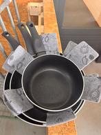 2 koekenpannen en 1 sauspan, Ophalen of Verzenden, Zo goed als nieuw, Overige typen