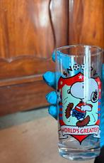 Snoopy Glas - Voetbal Thema, Ophalen, Zo goed als nieuw, Frisdrankglas