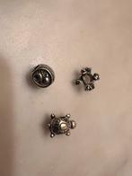 Pandora kraal schildpad/ying en yang/roosjes, Sieraden, Tassen en Uiterlijk, Bedels, Ophalen, Zo goed als nieuw, Zilver, Pandora