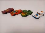 Matchbox lot van 4 autos superfast jaren 70, Ophalen of Verzenden, Gebruikt