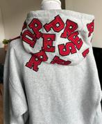 Supreme Scattered Applique Hoodie - Grijs [L], Ophalen of Verzenden, Zo goed als nieuw, Grijs