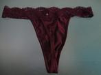 GRATIS VERZENDEN | NIEUWE sexy bordo rode string L, Kleding | Dames, Ondergoed en Lingerie, String, Verzenden, Rood