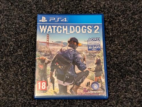 Watch Dogs 2 PS4, Spelcomputers en Games, Games | Sony PlayStation 4, Zo goed als nieuw, Avontuur en Actie, Vanaf 18 jaar, Online